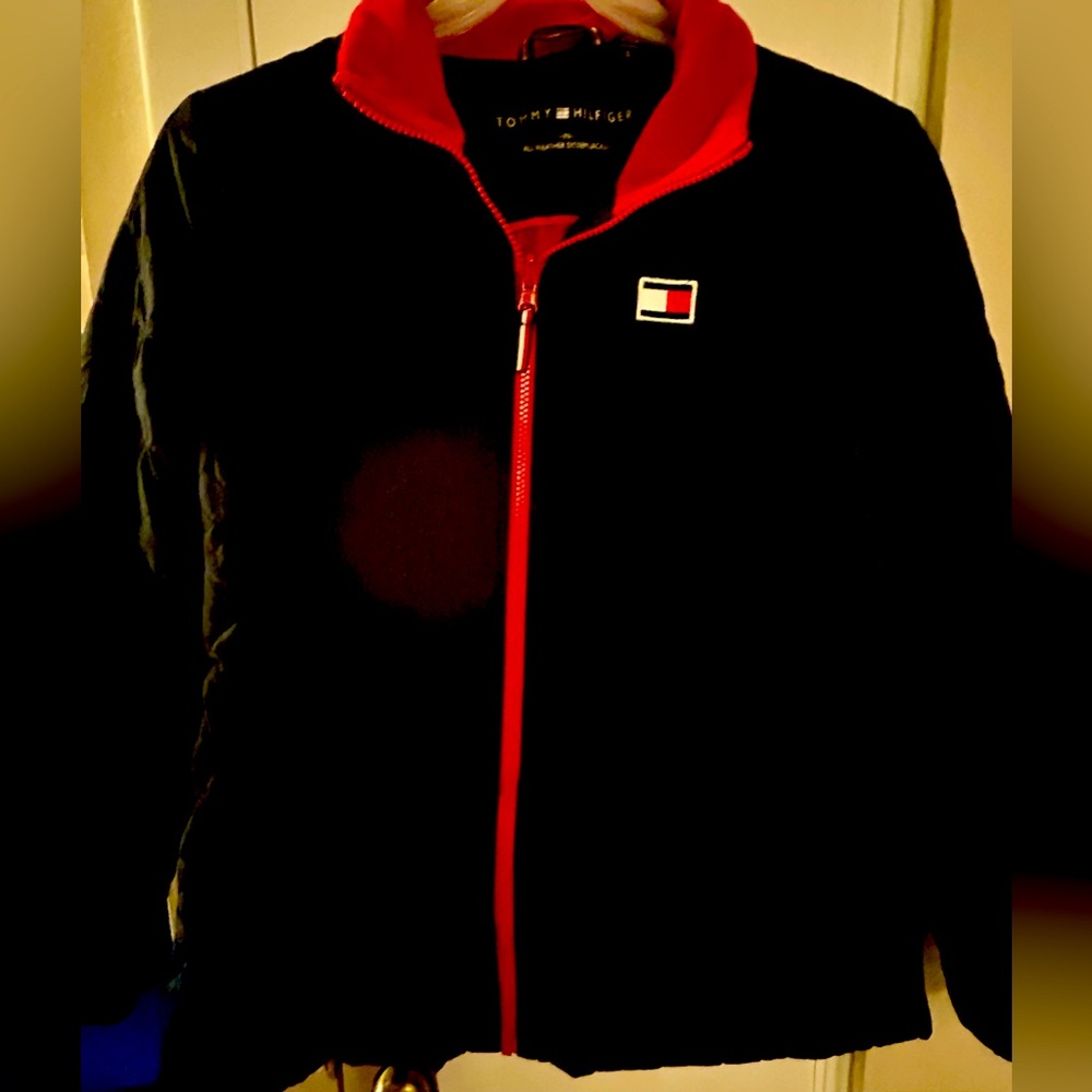 Tommy Hilfiger Women's Jacket 3 IN 1 All Weather System Zipper Navy Blue